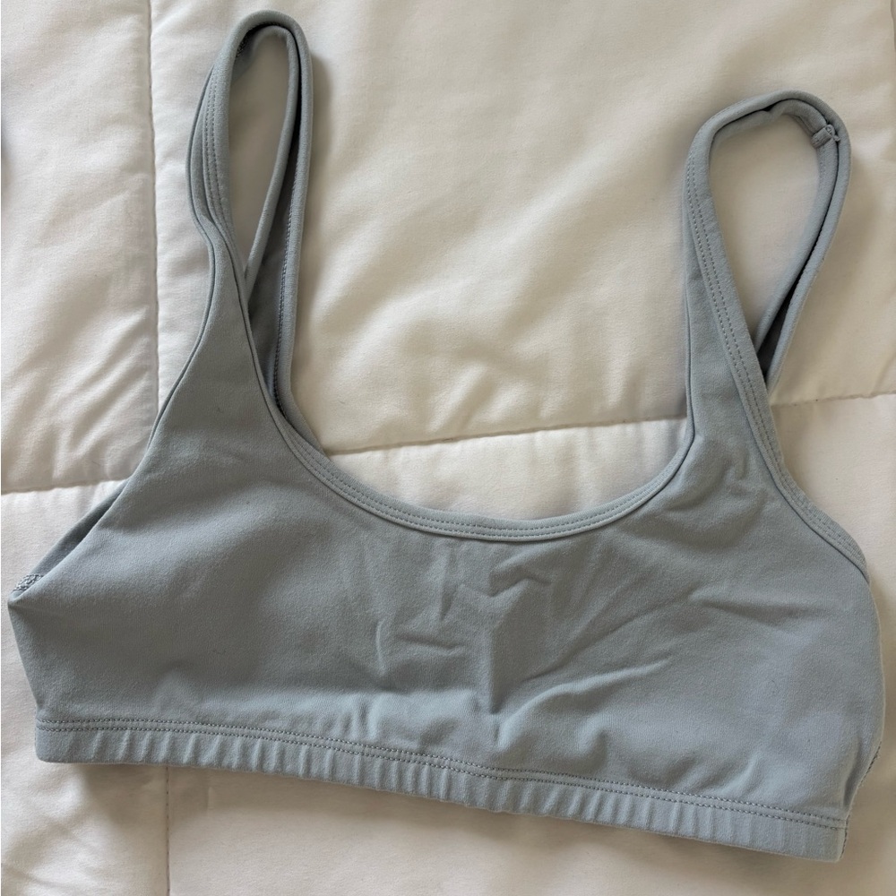 TNA ARITZIA Steel Blue/Grey Sports Bra